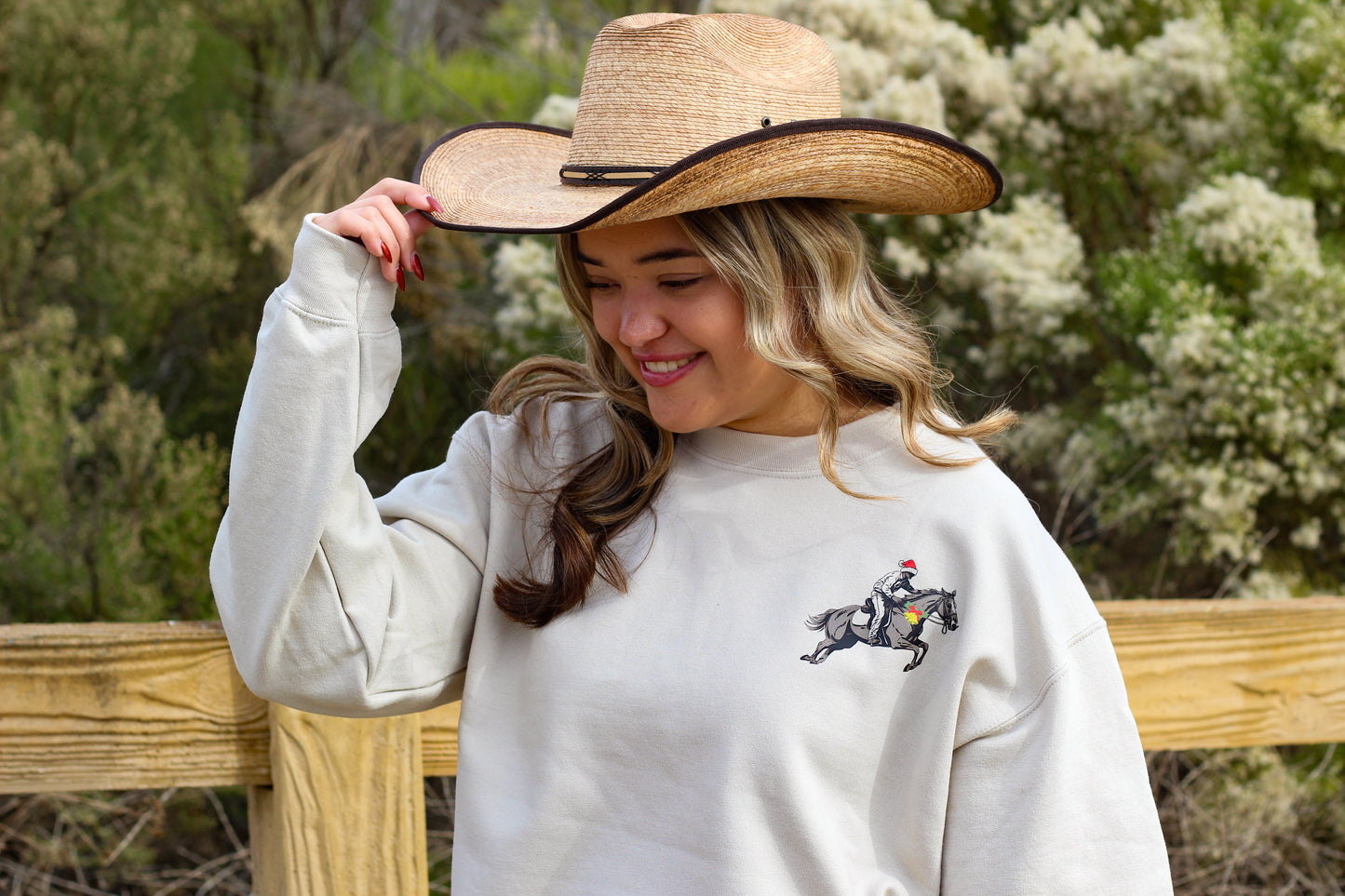 Giddy Up Jingle Horse - Unisex Crewneck Sweatshirt