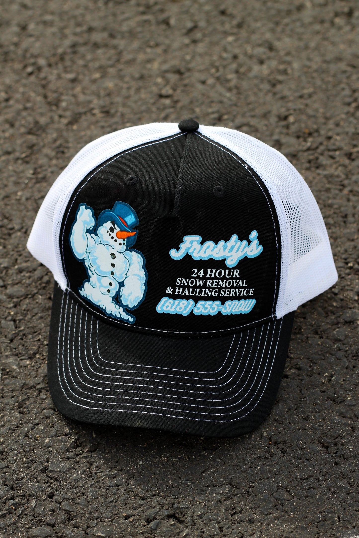 Frosty's Snow Removal - Unisex Trucker Hat (Snapback)