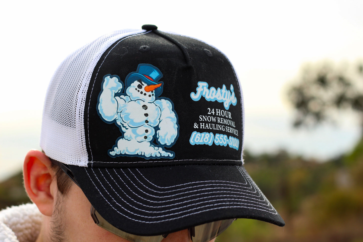 Frosty's Snow Removal - Unisex Trucker Hat (Snapback)